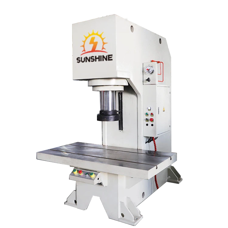 Y41 Vieno stulpelio hidraulinis presas su PLC